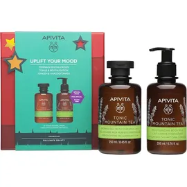 Apivita Uplift Your Mood Tonic Mountain Tea Set