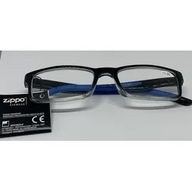 Zippo Γυαλιά Πρεσβυωπίας Κοκάλινα Χρώμα:Μαύρο Με Σιέλ Βραχίονες [31Z091-BLU300] +3.00