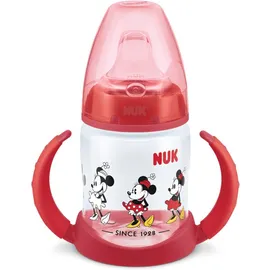 NUK First Choice Μπιμπερό Εκπαίδευσης Disney Mickey 150 Ml Με Στόμιο Σιλικόνης & 2 Λαβές Χρώμα Κόκκινο