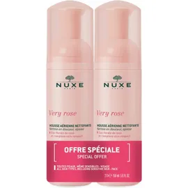 Nuxe Very Rose Ελαφρύς Αφρός Καθαρισμού 1 + 1 Δώρο (2 x 150 ml)