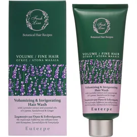 Fresh Line Euterpe Invigorating & Volumizing Hair Wash Σαμπουάν για Όγκο & Ενδυνάμωση με Λεβάντα & Κυπαρίσσι 200ml