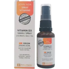 John Noa Origin Spray Vitamin D3 3000 IU Strong Dose Λιποσωμιακό 30 ml
