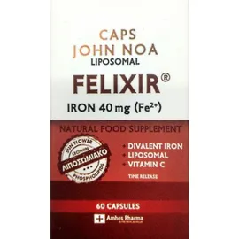 John Noa Liposomal Felixir Iron 40 mg 60 caps