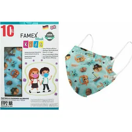 Famex Mask Kids Παιδικές Μάσκες Προστασίας FFP2 NR Pirates 10 τεμάχια