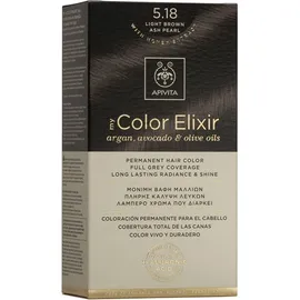 Apivita My Color Elixir No5.18 Καστανό Ανοιχτό - Σαντρέ Περλέ 50ml &amp; Ενεργοποιητής χρώματος 75ml