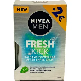 Nivea Men Fresh Kick After Shave Ενυδατικό Balm για Μετά το Ξύρισμα με Εκχυλίσματα Μέντας 100ml -2€ Επί Της Τιμής