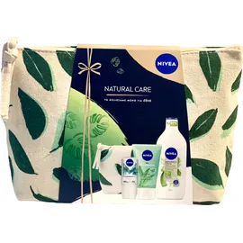 Nivea PROMO Natural Care Naturally Good Ενυδατικό Γαλάκτωμα Σώματος 350ml - Gel Καθαρισμού Προσώπου 150ml - Deo Magnesium Dry Fresh Αποσμητικό Roll on 50ml - ΔΩΡΟ Νεσεσέρ