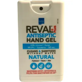 Intermed Reval Antiseptic Hand Natural Αντισηπτικό Gel Χεριών με Φυσικό Άρωμα 15ml