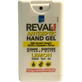 Intermed Reval Antiseptic Hand Lemon Αντισηπτικό Gel Χεριών με Άρωμα Λεμόνι 15ml