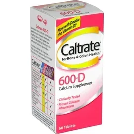 Caltrate 600+D Συμπλήρωμα Ασβεστίου με Βιταμίνη D, 60tabs