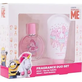 Despicable Me Fluffy Unicorn Fragrance Duo Set (Eau de Toilette 50ml + Bath Bubbles 150ml)
