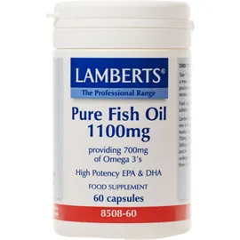 Lamberts Pure Fish Oil 1100mg 60 Caps Ιχθυέλαιο