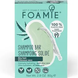 Foamie Shampoo Bar - Aloe Vera for Dry Hair Σαμπουάν για Ξηρά Μαλλιά για Καθημερινή Χρήση 80gr