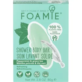 Foamie Body Bar Mint To Be Fresh Ενυδατικό Αφρόλουτρο σε Μορφή Μπάρας για Όλες τις Επιδερμίδες 80gr