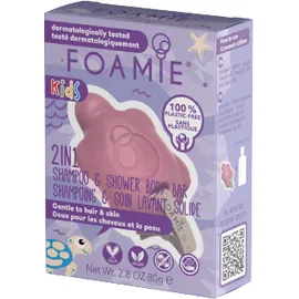 Foamie Kids Shampoo & Shower Body Bar Παιδικό Σαμπουάν και Αφρόλουτρο σε Μορφή Μπάρας 80gr