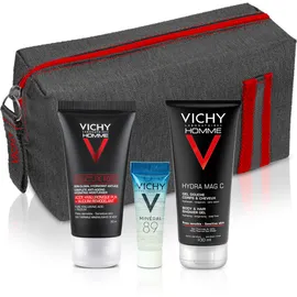 Vichy Homme Set Structure Force 50ml + Δώρο Vichy Homme Hydra Mag C 100ml + Vichy Mineral 89 4ml + Νεσεσέρ Κόκκινο