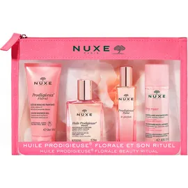 Nuxe Travel kit Floral With Prodigieux® Floral Scented Showergel 30 ml + Huile Prodigieuse Florale 30 ml +  Prodigieux Floral Le Parfum 15 ml + Very Rose 3-in-1 Soothing Micellar Water 40 ml