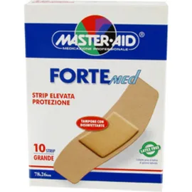 Master-Aid Forte Med Large 10τμχ, Αυτοκόλλητοι Μικροεπίδεσμοι 78x26mm