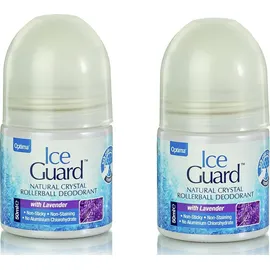 Optima Naturals Ice Guard Natural Crystal With Lavender Deodorant Roll-On 50ml & το Δεύτερο Προϊόν 50%