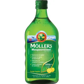 MOLLER'S Μουρουνέλαιο (Cod Liver Oil) με Γεύση Λεμόνι 250ml
