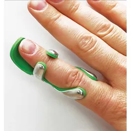ABC Orthopedic Health Products Care A 08-01 Medical Sport Bandage Μεταλλικός Νάρθηκας Δακτύλων (Frog Finger Splint) Μεγάλο Μέγεθος 1τμχ
