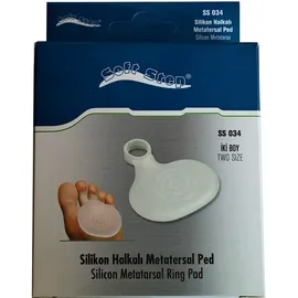ABC Orthopedic Health Products Soft Step SS 034 Silicon Metatarsal Ring Pad Πάτος Μεταταρσίου με Οπή για Σταθεροποίηση Μεγάλο Μέγεθος (39-42) 1τμχ