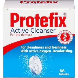 PROTEFIX Active Cleanser Καθαριστικά Δισκία για Τεχνητή Οδοντοστοιχία 66 Τεμάχια