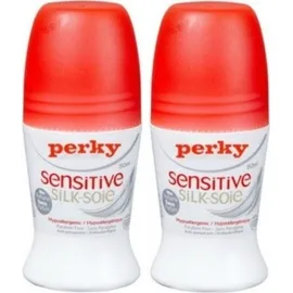 BYLY Perky Sensitive Silk Deodorant Roll On Υποαλλεργικό Αποσμητικό με Μετάξι Χωρίς Άρωμα 50ml 1+1 ΔΩΡΟ