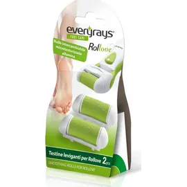 RAYS Everyrays Footcare Rollove Ανταλλακτικές Κεφαλές Ηλεκτρικής Λίμας Ποδιών Rollove 2 Τεμάχια