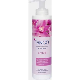 CLEAN WAY Tango Body Milk Orchid Ενυδατικό Γαλάκτωμα Σώματος με Άρωμα Ορχιδέα με Αμυγδαλέλαιο, Αλόη &amp; Βιταμίνη Ε για Όλους τους Τύπους Επιδερμίδας 250ml