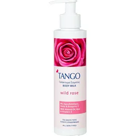 CLEAN WAY Tango Body Milk Wild Rose Ενυδατικό Γαλάκτωμα Σώματος με Άρωμα Άγριο Τριαντάφυλλο με Αμυγδαλέλαιο, Αλόη &amp; Βιταμίνη Ε για Όλους τους Τύπους Επιδ