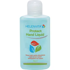 HELENVITA Protect Hand Liquid Αλκοολούχο Υγρό με 80% Αλκοόλη 50ml