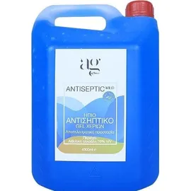 AG Pharm Antiseptic Mild Ήπιο Αντισηπτικό Gel Χεριών με 70% Αιθυλική Αλκοόλη 4lt