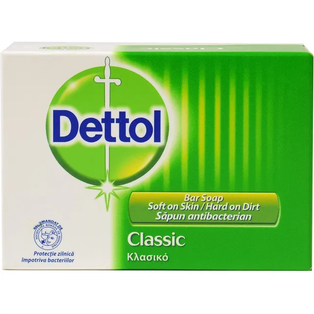 DETTOL Sensitive Αντιβακτηριδιακό Σαπούνι Κλασικό 100gr 1τμχ - Fedra