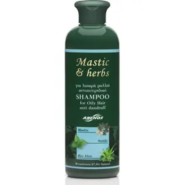 ANEMOS Mastic &amp; Herbs Shampoo with Mastic, Nettle &amp; Bio Aloe Αντιπυτιριδικό Σαμπουάν για Λιπαρά Μαλλιά 300ml