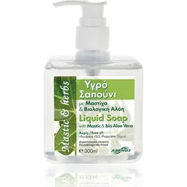 ANEMOS Hand Liquid Soap Υγρό Σαπούνι Χεριών με Μαστίχα &amp; Βιολογική Αλόη 300ml
