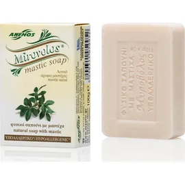 ANEMOS Mirovolos Mastic Soap Φυσικό Σαπούνι Λευκό με Μαστίχα &amp; Άρωμα Μαστίχας 100gr
