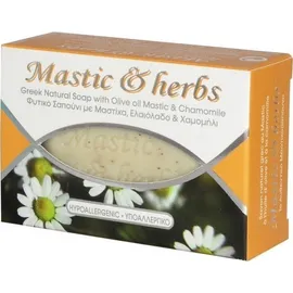 ANEMOS Mastic &amp; Herbs Natural Soap Φυσικό Σαπούνι με Μαστίχα, Χαμομήλι &amp; Ελαιόλαδο 125gr