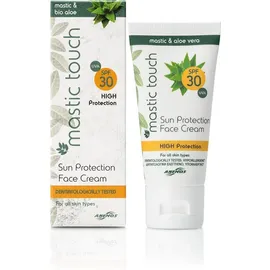 ANEMOS Mastic Touch Sun Protection Face Cream Αντηλιακή Κρέμα Προσώπου με Μαστίχα, Βιολογική Αλόη &amp; SPF30 για Όλους τους Τύπους Επιδερμίδας 50ml