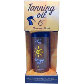 AG PHARM Tanning Oil SPF6 Με Άρωμα Monoi 150ml