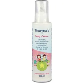 THERMALE Baby Cream Προστατευτική &amp; Καταπραϋντική Κρέμα για την Καθημερινή Περιποίηση της Ευαίσθητης Επιδερμίδας του Μωρού 150ml