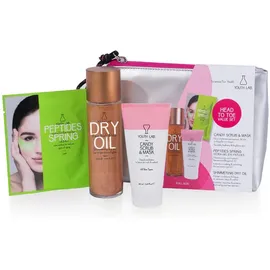 Youth Lab Head To Toe Value Set Candy Scrub Mask 50ml & Peptides Spirng H.Gel Eye Patches 1 τεμ. & Shimmering Dry Oil 100ml