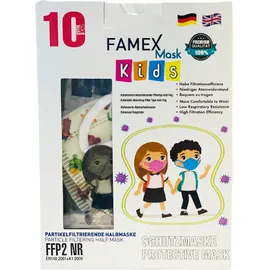 Famex Mask Kids Παιδικές Μάσκες Προστασίας  Cowboy FFP2 NR 10τμχ