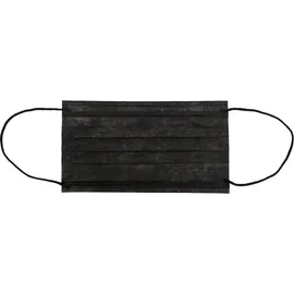 Famex Μάσκες Προσώπου Μαύρες TYPE IIR Medical 3ply Mask Χειρουργικές 50 Τεμάχια [10 Τεμάχια ανά Σακουλάκι x 5 Σακουλάκια]