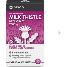 Agan Συμπλήρωμα Γαϊδουράγκαθου Milk Thistle  Every Day Wellness 30tabs