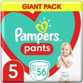 PAMPERS Pants Πάνες Βρακάκι No 5 Giant Pack (12-17kg), 56τμχ
