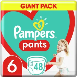 PAMPERS Pants Πάνες Βρακάκι No 6 Giant Pack (15+kg), 48τμχ