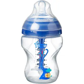Tommee Tippee Advanced Anti-Colic Πλαστικό Μπιμπερό Μικρής Ροής 0m+ Μπλε 260ml