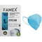 Εικόνα 1 Για Famex Mask Μάσκες Προστασίας FFP2 NR Γαλάζιο 10 τεμάχια