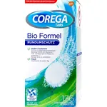 Corega Tabs Bio Formel Καθαριστικά Δισκία για Τεχνητές Οδοντοστοιχίες 136 Αναβράζοντα Δισκία
